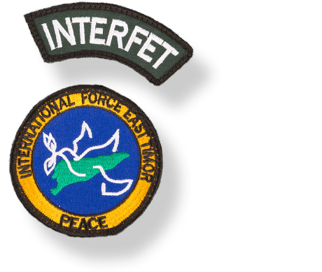 International Force East Timor badge