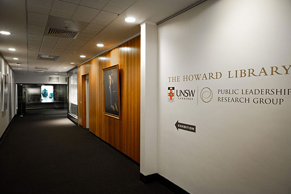Howard Library Entrance